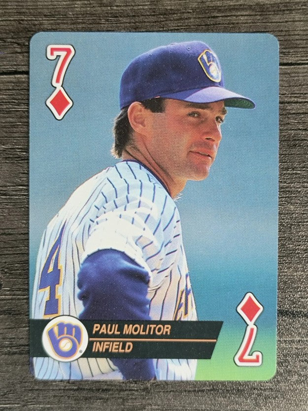 1993 U.S. Playing Cards Aces #7D Paul Molitor