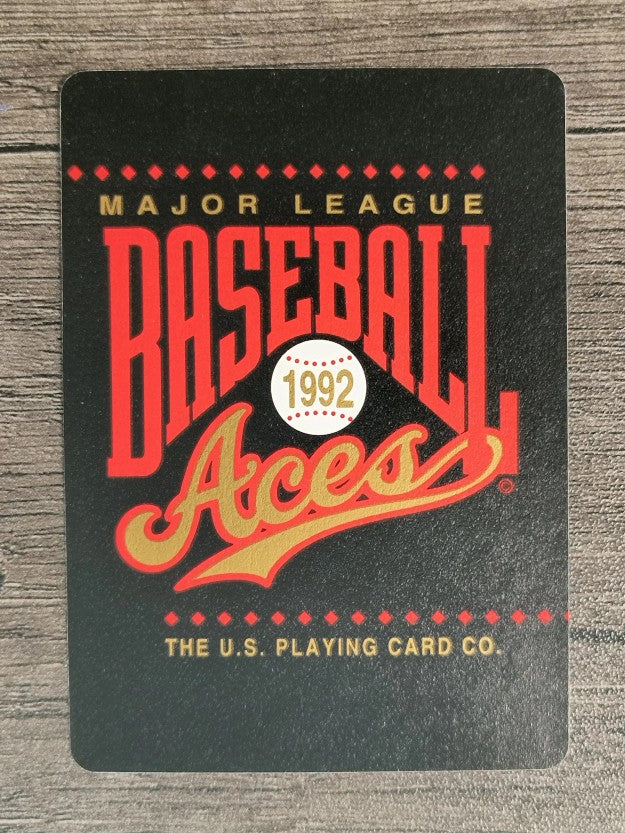 1992 U.S. Playing Cards All-Stars #6H Joe Carter