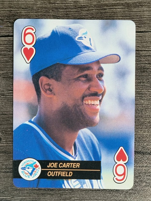 1992 U.S. Playing Cards All-Stars #6H Joe Carter