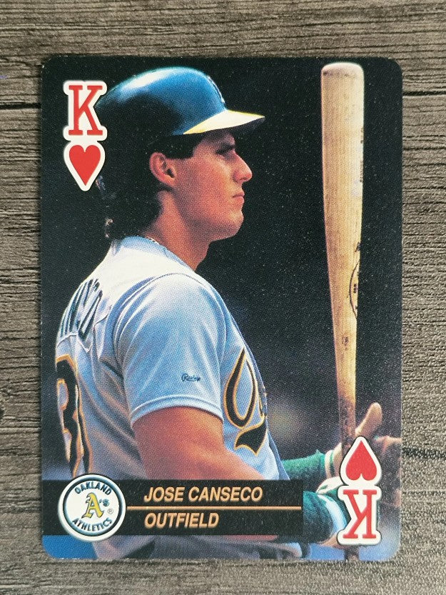 1992 U.S. Playing Cards All-Stars #13H Jose Canseco