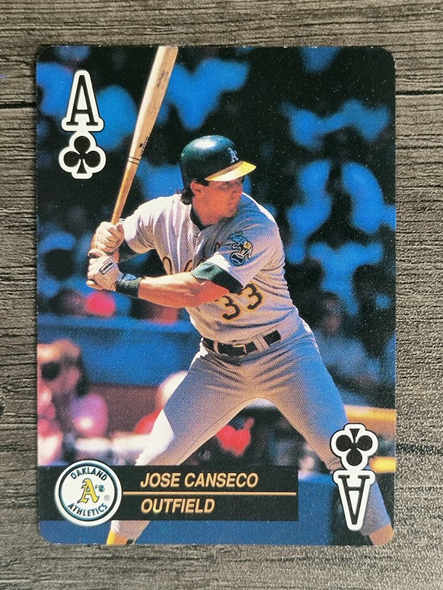 1992 U.S. Playing Cards All-Stars #1C Jose Canseco