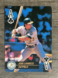 1992 U.S. Playing Cards All-Stars #1C Jose Canseco