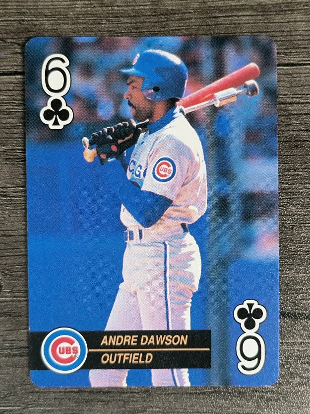1992 U.S. Playing Cards All-Stars #6C Andre Dawson