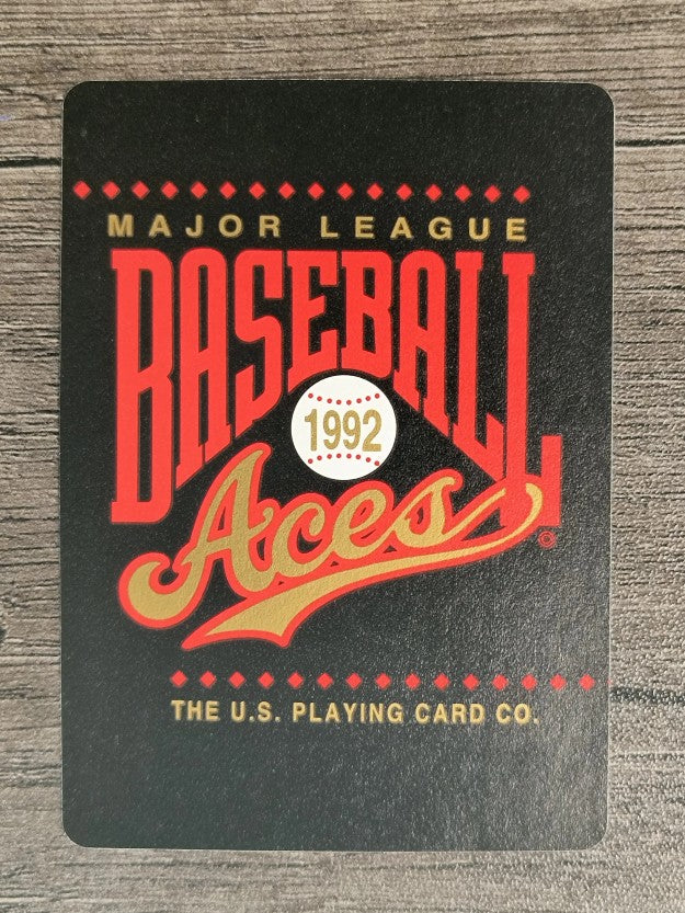 1992 U.S. Playing Cards All-Stars #10C Matt Williams