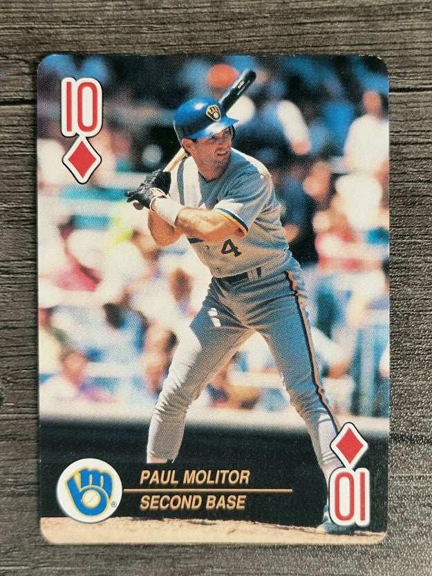 1992 U.S. Playing Cards All-Stars #10D Paul Molitor