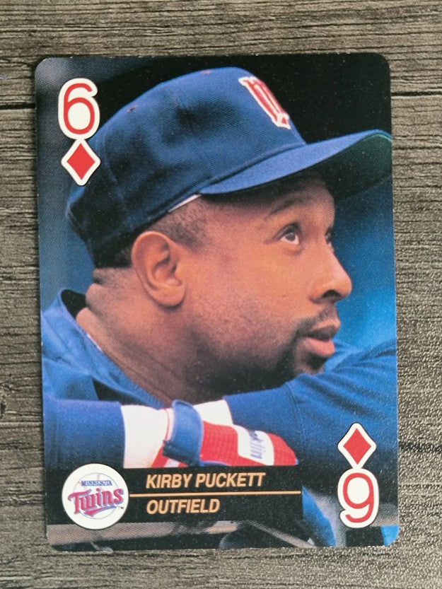 1992 U.S. Playing Cards All-Stars #6D Kirby Puckett