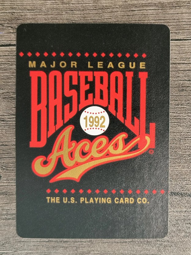1992 U.S. Playing Cards All-Stars #12S Tom Glavine