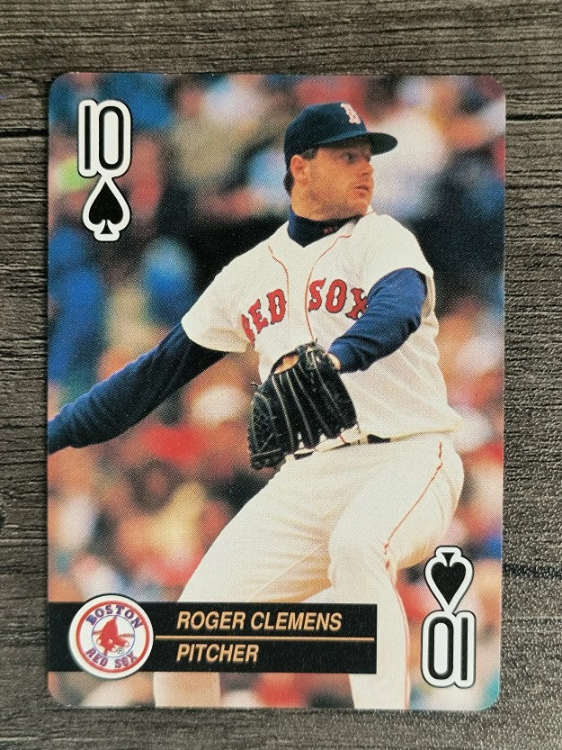 1992 U.S. Playing Cards All-Stars #10S Roger Clemens