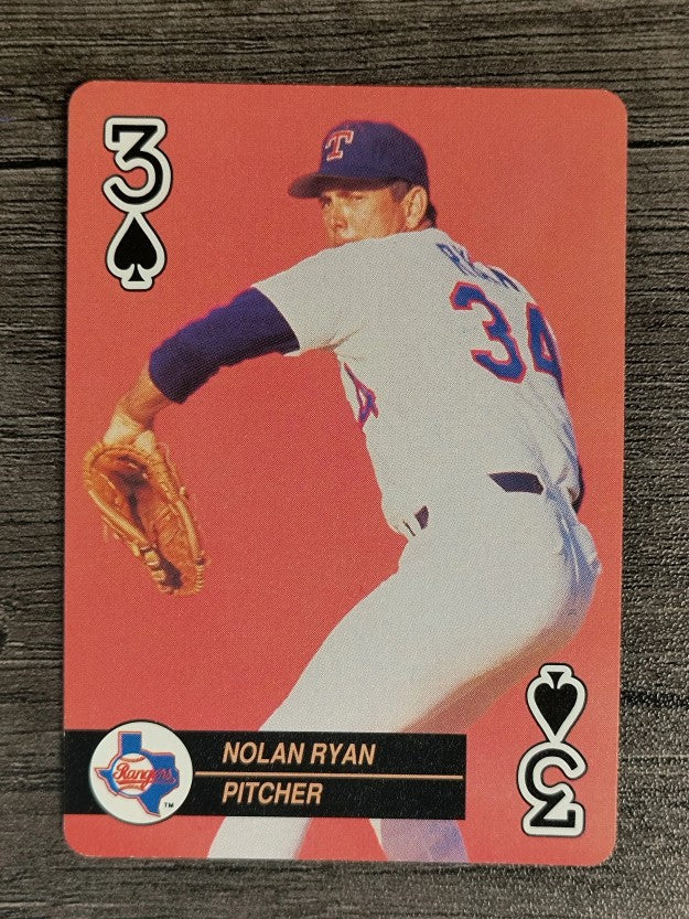 1992 U.S. Playing Cards All-Stars #3S Nolan Ryan