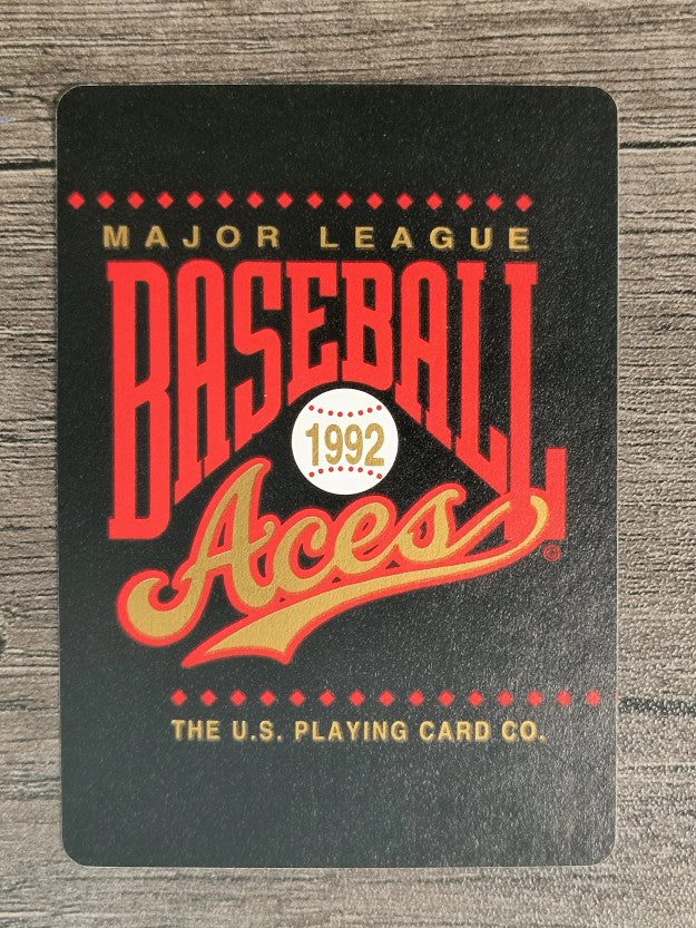 1992 U.S. Playing Cards All-Stars #JKA Roger Clemens
