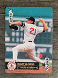 1992 U.S. Playing Cards All-Stars #JKA Roger Clemens