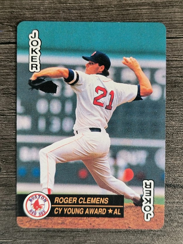 1992 U.S. Playing Cards All-Stars #JKA Roger Clemens