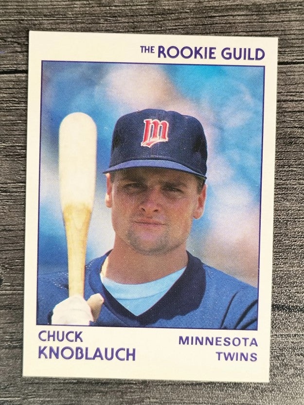 1991 Star Knoblauch Rookie Guild #20 Chuck Knoblauch/Minnesota Twins