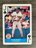 1990 U.S. Playing Cards All-Stars #11C Wade Boggs
