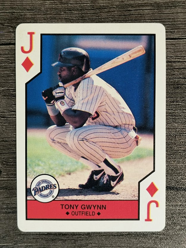 1990 U.S. Playing Cards All-Stars #11D Tony Gwynn