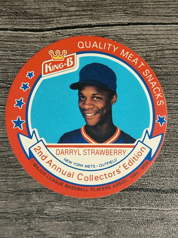 1989 King B Discs #15 Darryl Strawberry