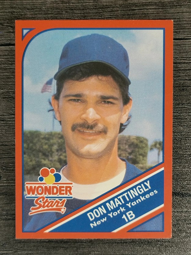 1990 Wonder Bread Stars #6 Don Mattingly (POOR)