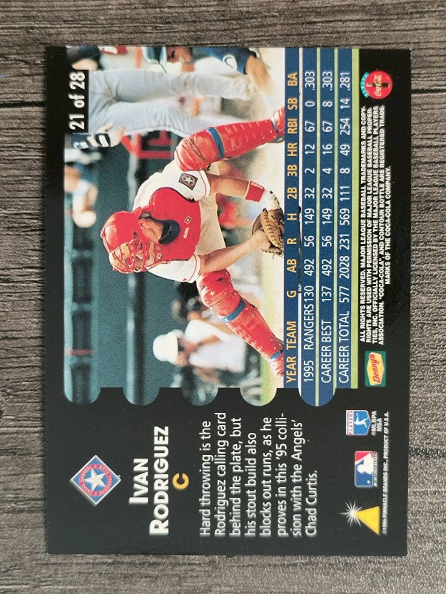 1996 Denny's Holograms #21 Ivan Rodriguez