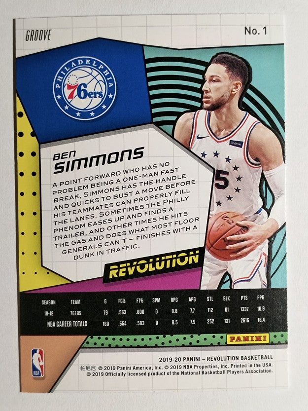 2019-20 Panini Revolution Groove #1 Ben Simmons