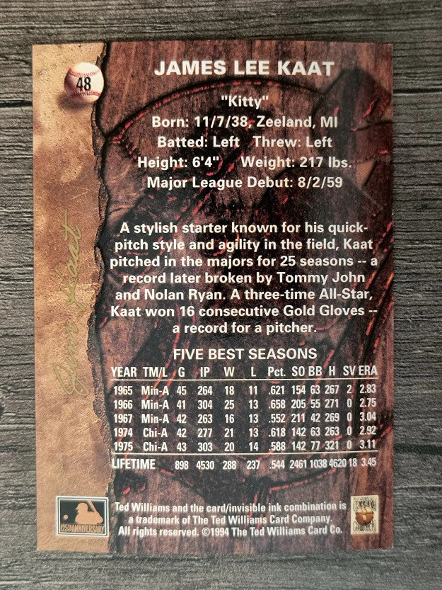 1994 Ted Williams #48 Jim Kaat