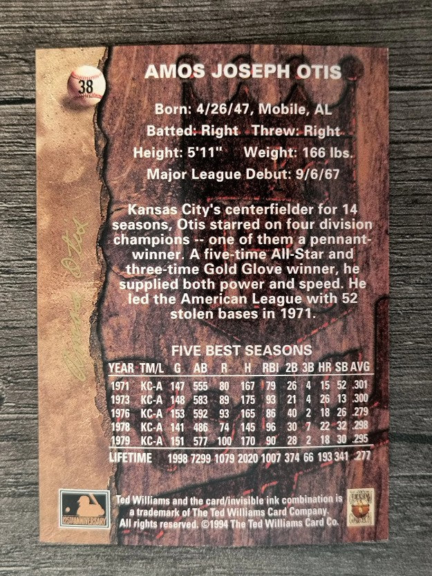 1994 Ted Williams #38 Amos Otis