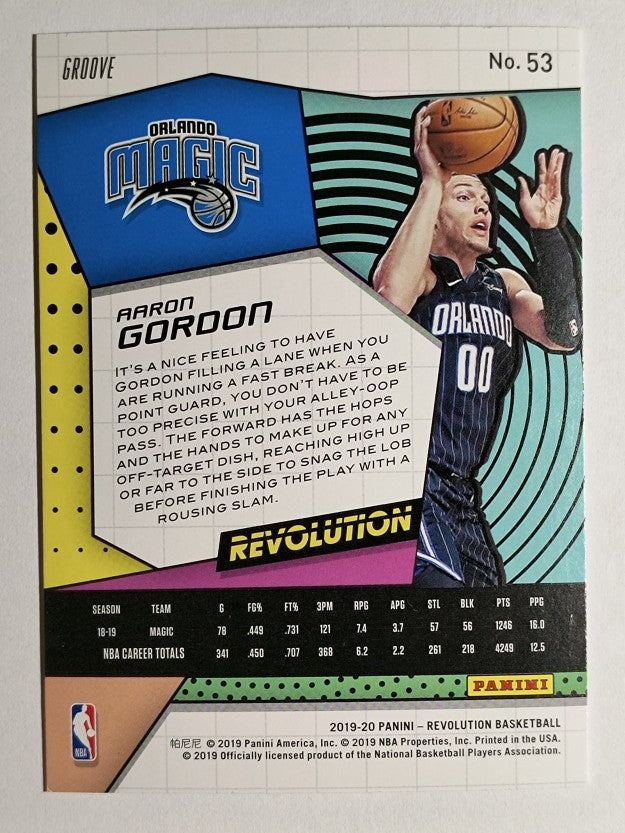 2019-20 Panini Revolution Groove #53 Aaron Gordon