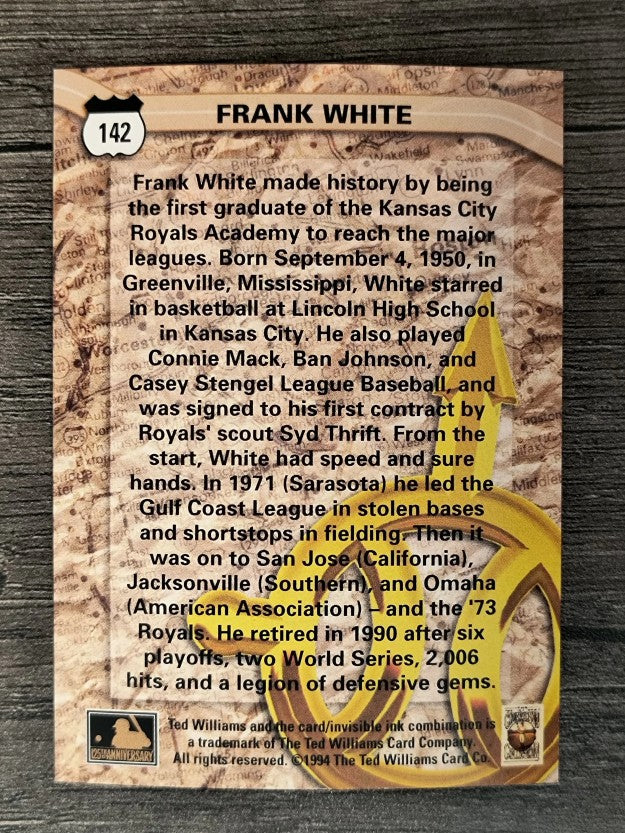 1994 Ted Williams #142 Frank White