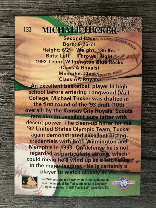 1994 Ted Williams #133 Michael Tucker