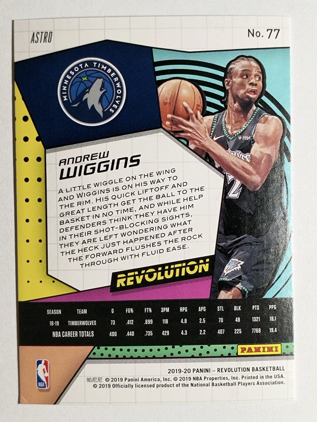2019-20 Panini Revolution Astro #77 Andrew Wiggins