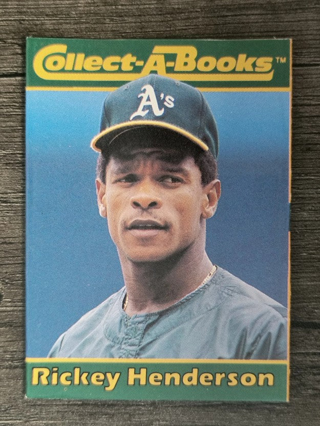 1990 Collect-A-Books #8 Rickey Henderson