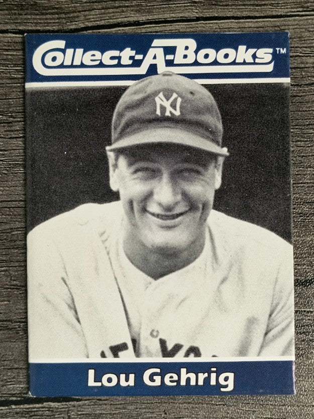 1990 Collect-A-Books #34 Lou Gehrig