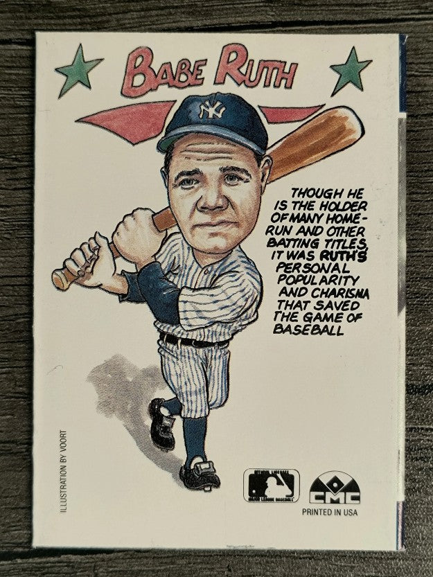 1990 Collect-A-Books #10 Babe Ruth