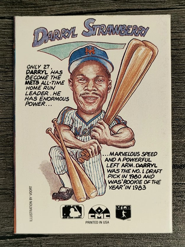 1990 Collect-A-Books #20 Darryl Strawberry