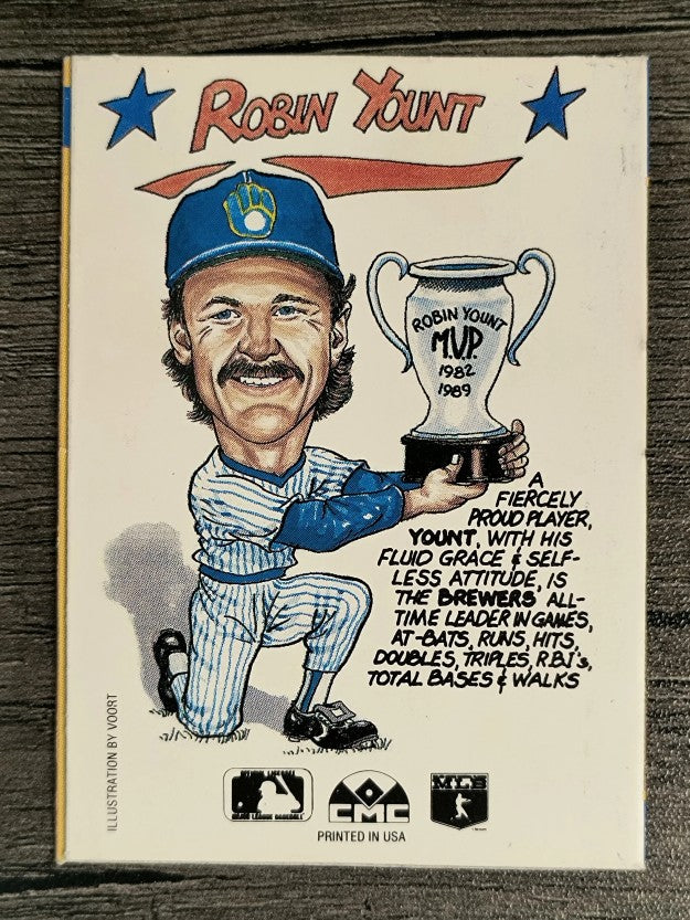 1990 Collect-A-Books #9 Robin Yount
