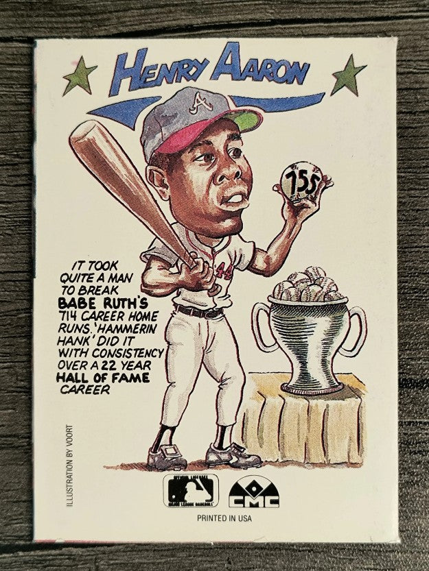 1990 Collect-A-Books #22 Hank Aaron