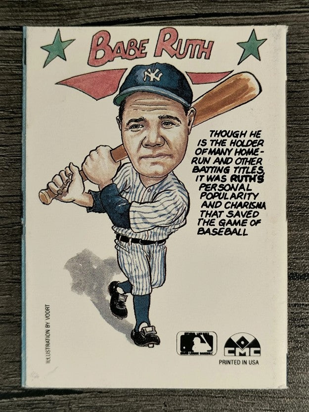 1990 Collect-A-Books #10 Babe Ruth