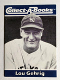 1990 Collect-A-Books #34 Lou Gehrig