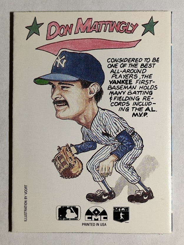 1990 Collect-A-Books #13 Don Mattingly