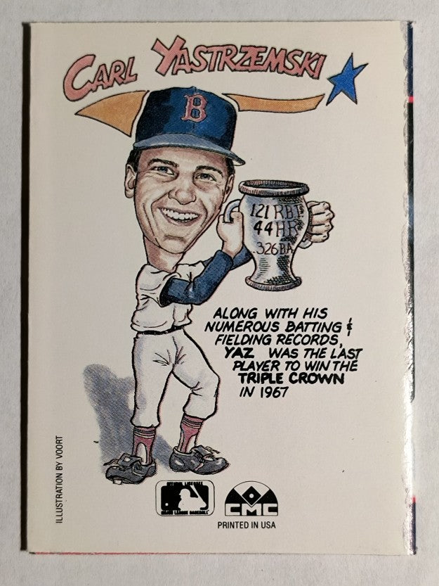 1990 Collect-A-Books #12 Carl Yastrzemski
