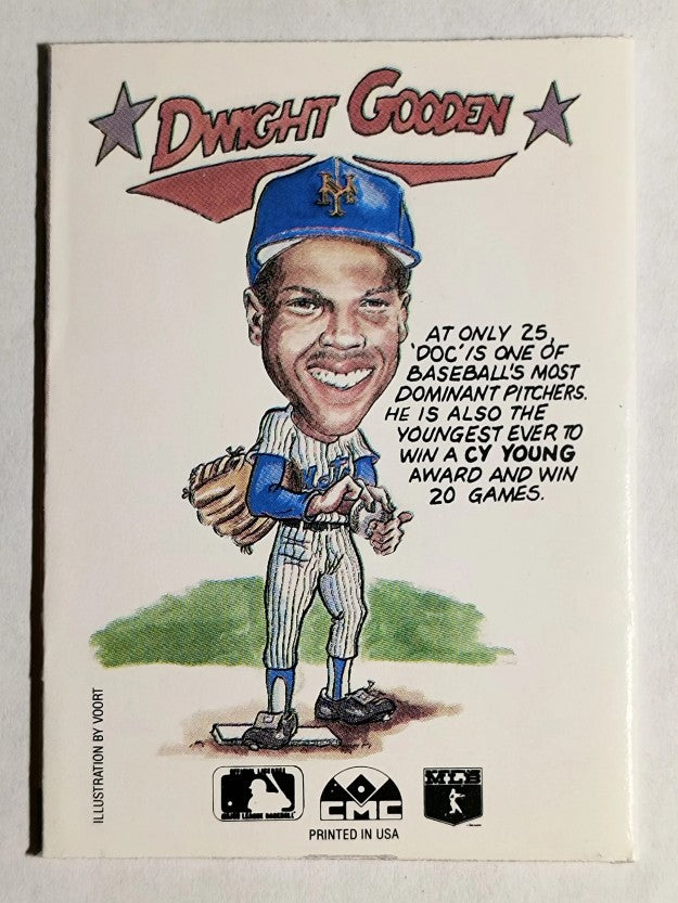 1990 Collect-A-Books #2 Dwight Gooden