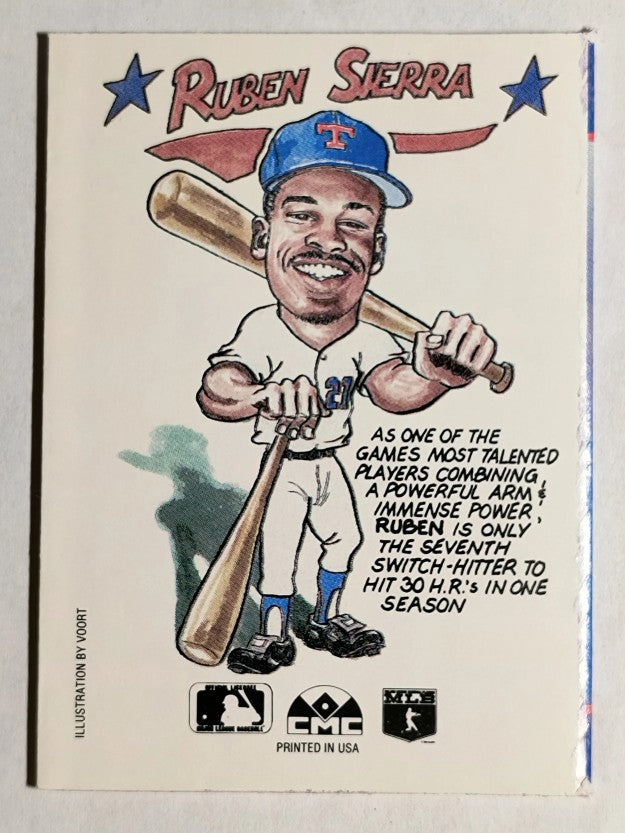 1990 Collect-A-Books #7 Ruben Sierra