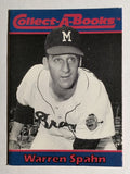 1990 Collect-A-Books #24 Warren Spahn