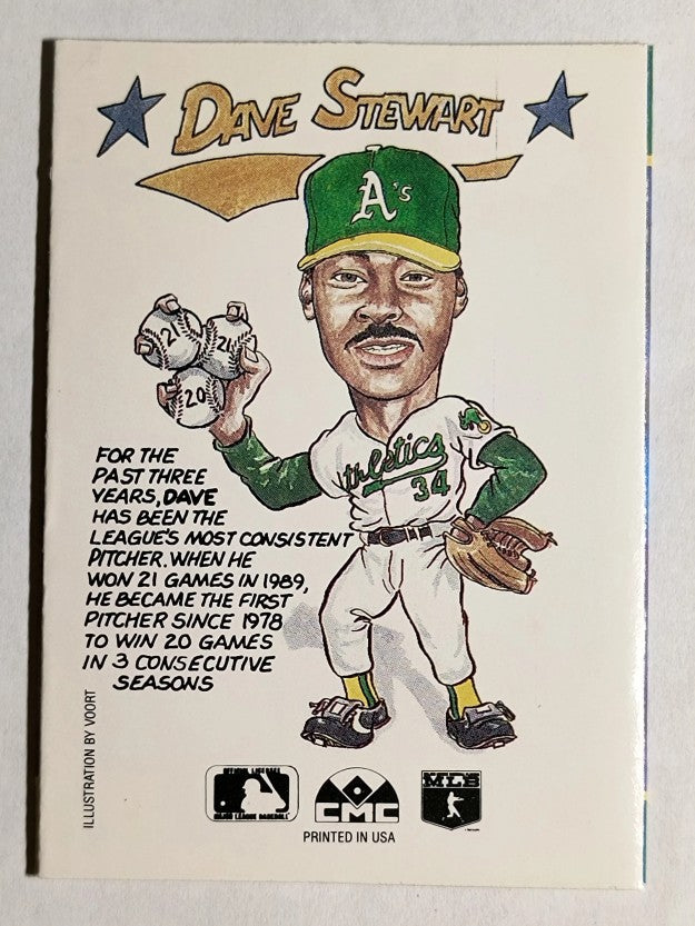 1990 Collect-A-Books #18 Dave Stewart