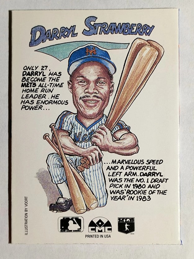 1990 Collect-A-Books #20 Darryl Strawberry