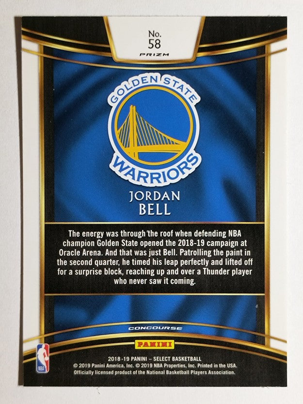 2018-19 Select Prizms Tri Color #58 Jordan Bell