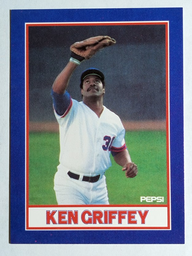 1991 Pepsi Griffeys #8 Ken Griffey Sr./Catching fly ball