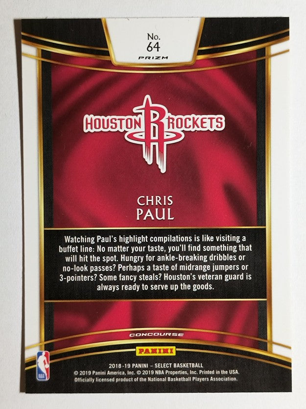 2018-19 Select Prizms Tri Color #64 Chris Paul