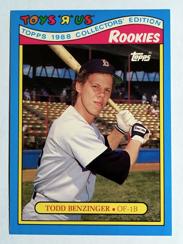 1988 Toys'R'Us Rookies #1 Todd Benzinger