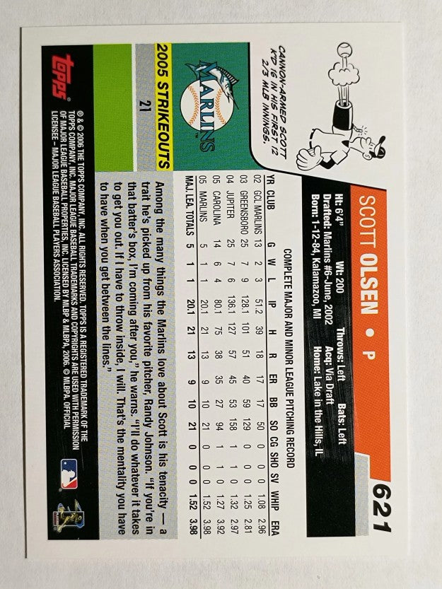 2006 Topps #621 Scott Olsen