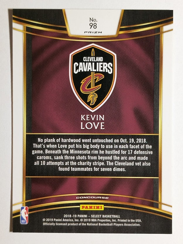 2018-19 Select Prizms Tri Color #98 Kevin Love